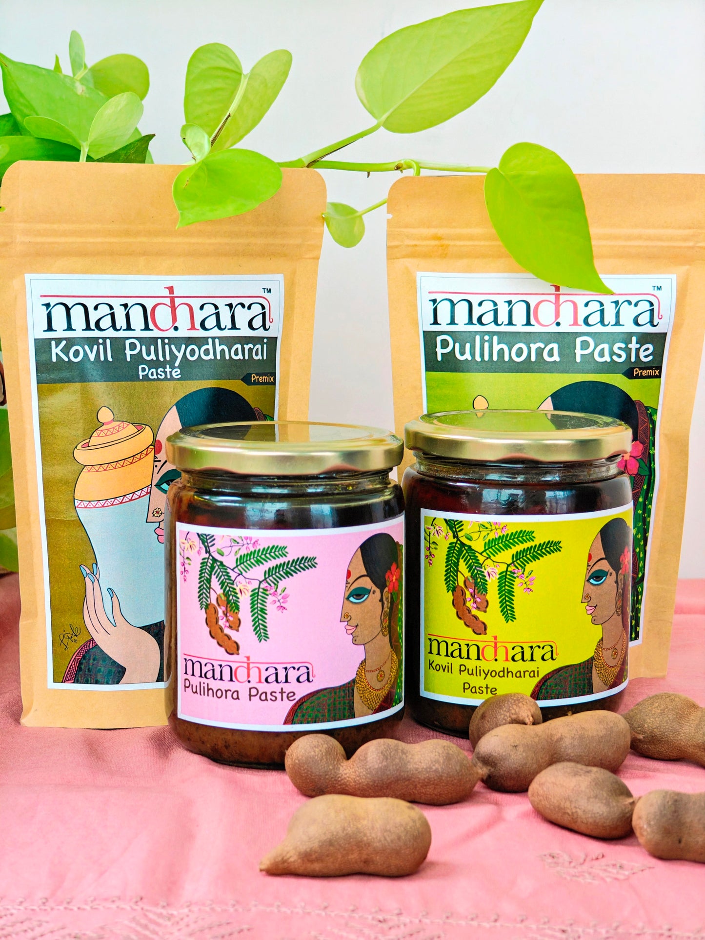 Pulihora & Kovil Puliyodharai Paste Bundle